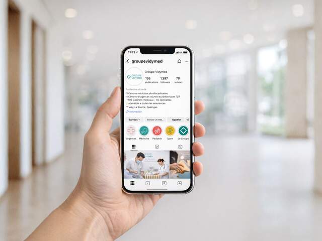 Instagram Groupe Vidymed